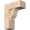 Ekena Millwork Funston Block Smooth Bracket w/ Offset Brace, Douglas Fir, 7 1/2"W x 18"D x 22"H BKT0806X18X22FST05SDF - alternate 1